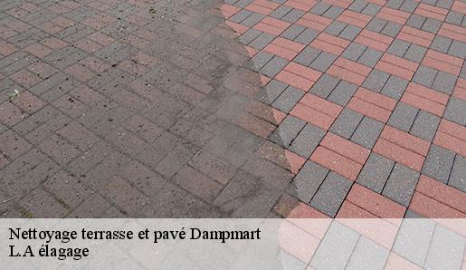 Nettoyage terrasse et pavé  dampmart-77400 L.A élagage 